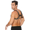 Ouch! Harness Harnais Buckle Bulldog Noir